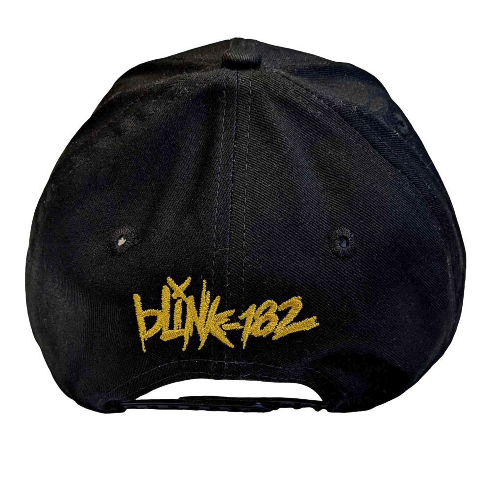 Blink182 - Yellow Six Arrow Smile Baseball cap - Schwarz